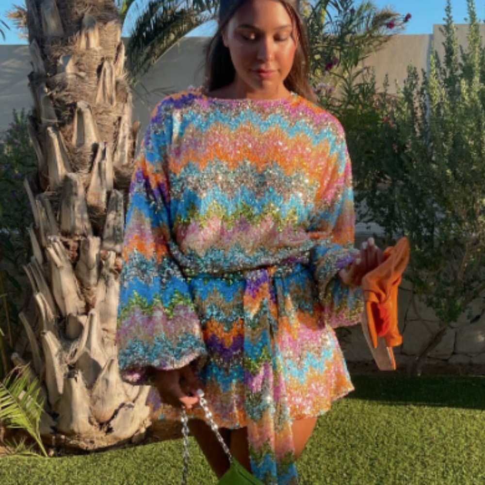 Show Me Your Mumu - Sure Thing Mini Dress, Size XXL (US Size 14-16) $120